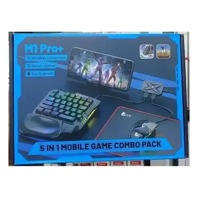 M1 Pro+ 5 in 1 Mobile Game Combo Pack
